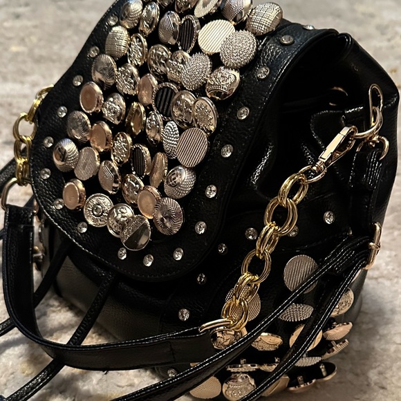Embellished Tassel Backpack/Crossbody - Picture 5 of 9